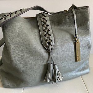 Vince Camuto Leather Satchel, Hunter Green